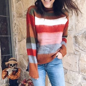 Colorblock sweater